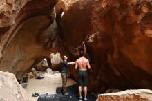 Bouldering in Hueco Tanks on 06/28/2019 with Blue Lizard Climbing and Yoga

Filename: SRM_20190628_1735170.jpg
Aperture: f/5.0
Shutter Speed: 1/160
Body: Canon EOS-1D Mark II
Lens: Canon EF 16-35mm f/2.8 L