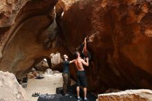 Bouldering in Hueco Tanks on 06/28/2019 with Blue Lizard Climbing and Yoga

Filename: SRM_20190628_1735271.jpg
Aperture: f/5.0
Shutter Speed: 1/200
Body: Canon EOS-1D Mark II
Lens: Canon EF 16-35mm f/2.8 L