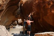 Bouldering in Hueco Tanks on 06/28/2019 with Blue Lizard Climbing and Yoga

Filename: SRM_20190628_1735390.jpg
Aperture: f/5.0
Shutter Speed: 1/200
Body: Canon EOS-1D Mark II
Lens: Canon EF 16-35mm f/2.8 L