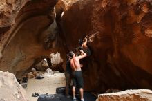 Bouldering in Hueco Tanks on 06/28/2019 with Blue Lizard Climbing and Yoga

Filename: SRM_20190628_1735430.jpg
Aperture: f/5.0
Shutter Speed: 1/200
Body: Canon EOS-1D Mark II
Lens: Canon EF 16-35mm f/2.8 L