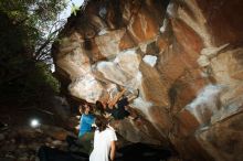 Bouldering in Hueco Tanks on 08/02/2019 with Blue Lizard Climbing and Yoga

Filename: SRM_20190802_1103350.jpg
Aperture: f/5.6
Shutter Speed: 1/250
Body: Canon EOS-1D Mark II
Lens: Canon EF 16-35mm f/2.8 L