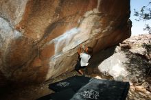 Bouldering in Hueco Tanks on 08/02/2019 with Blue Lizard Climbing and Yoga

Filename: SRM_20190802_1118210.jpg
Aperture: f/5.6
Shutter Speed: 1/250
Body: Canon EOS-1D Mark II
Lens: Canon EF 16-35mm f/2.8 L