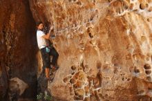 Bouldering in Hueco Tanks on 08/02/2019 with Blue Lizard Climbing and Yoga

Filename: SRM_20190802_1318510.jpg
Aperture: f/4.0
Shutter Speed: 1/200
Body: Canon EOS-1D Mark II
Lens: Canon EF 50mm f/1.8 II