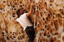 Bouldering in Hueco Tanks on 08/02/2019 with Blue Lizard Climbing and Yoga

Filename: SRM_20190802_1319550.jpg
Aperture: f/4.0
Shutter Speed: 1/250
Body: Canon EOS-1D Mark II
Lens: Canon EF 50mm f/1.8 II