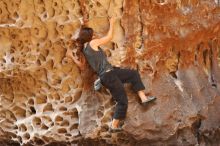 Bouldering in Hueco Tanks on 08/02/2019 with Blue Lizard Climbing and Yoga

Filename: SRM_20190802_1321260.jpg
Aperture: f/4.0
Shutter Speed: 1/100
Body: Canon EOS-1D Mark II
Lens: Canon EF 50mm f/1.8 II