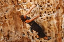 Bouldering in Hueco Tanks on 08/02/2019 with Blue Lizard Climbing and Yoga

Filename: SRM_20190802_1324410.jpg
Aperture: f/4.0
Shutter Speed: 1/200
Body: Canon EOS-1D Mark II
Lens: Canon EF 50mm f/1.8 II