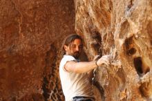 Bouldering in Hueco Tanks on 08/02/2019 with Blue Lizard Climbing and Yoga

Filename: SRM_20190802_1325010.jpg
Aperture: f/4.0
Shutter Speed: 1/160
Body: Canon EOS-1D Mark II
Lens: Canon EF 50mm f/1.8 II