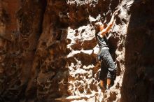 Bouldering in Hueco Tanks on 08/02/2019 with Blue Lizard Climbing and Yoga

Filename: SRM_20190802_1328220.jpg
Aperture: f/4.0
Shutter Speed: 1/1000
Body: Canon EOS-1D Mark II
Lens: Canon EF 50mm f/1.8 II