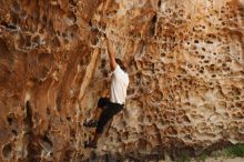 Bouldering in Hueco Tanks on 08/02/2019 with Blue Lizard Climbing and Yoga

Filename: SRM_20190802_1330290.jpg
Aperture: f/4.0
Shutter Speed: 1/320
Body: Canon EOS-1D Mark II
Lens: Canon EF 50mm f/1.8 II