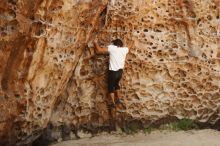 Bouldering in Hueco Tanks on 08/02/2019 with Blue Lizard Climbing and Yoga

Filename: SRM_20190802_1330420.jpg
Aperture: f/4.0
Shutter Speed: 1/250
Body: Canon EOS-1D Mark II
Lens: Canon EF 50mm f/1.8 II