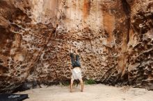 Bouldering in Hueco Tanks on 08/02/2019 with Blue Lizard Climbing and Yoga

Filename: SRM_20190802_1441520.jpg
Aperture: f/5.6
Shutter Speed: 1/100
Body: Canon EOS-1D Mark II
Lens: Canon EF 16-35mm f/2.8 L