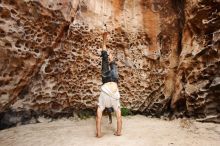 Bouldering in Hueco Tanks on 08/02/2019 with Blue Lizard Climbing and Yoga

Filename: SRM_20190802_1442120.jpg
Aperture: f/5.6
Shutter Speed: 1/100
Body: Canon EOS-1D Mark II
Lens: Canon EF 16-35mm f/2.8 L