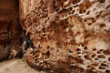 Bouldering in Hueco Tanks on 08/02/2019 with Blue Lizard Climbing and Yoga

Filename: SRM_20190802_1442580.jpg
Aperture: f/5.6
Shutter Speed: 1/100
Body: Canon EOS-1D Mark II
Lens: Canon EF 16-35mm f/2.8 L