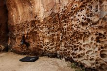 Bouldering in Hueco Tanks on 08/02/2019 with Blue Lizard Climbing and Yoga

Filename: SRM_20190802_1443100.jpg
Aperture: f/5.6
Shutter Speed: 1/125
Body: Canon EOS-1D Mark II
Lens: Canon EF 16-35mm f/2.8 L