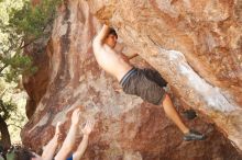 Bouldering in Hueco Tanks on 08/31/2019 with Blue Lizard Climbing and Yoga

Filename: SRM_20190831_1053240.jpg
Aperture: f/2.8
Shutter Speed: 1/640
Body: Canon EOS-1D Mark II
Lens: Canon EF 50mm f/1.8 II