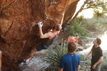 Bouldering in Hueco Tanks on 08/31/2019 with Blue Lizard Climbing and Yoga

Filename: SRM_20190831_1055330.jpg
Aperture: f/4.0
Shutter Speed: 1/320
Body: Canon EOS-1D Mark II
Lens: Canon EF 50mm f/1.8 II