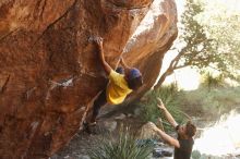 Bouldering in Hueco Tanks on 08/31/2019 with Blue Lizard Climbing and Yoga

Filename: SRM_20190831_1058420.jpg
Aperture: f/4.0
Shutter Speed: 1/200
Body: Canon EOS-1D Mark II
Lens: Canon EF 50mm f/1.8 II