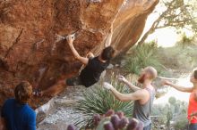 Bouldering in Hueco Tanks on 08/31/2019 with Blue Lizard Climbing and Yoga

Filename: SRM_20190831_1100170.jpg
Aperture: f/4.0
Shutter Speed: 1/160
Body: Canon EOS-1D Mark II
Lens: Canon EF 50mm f/1.8 II