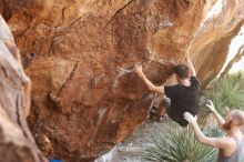 Bouldering in Hueco Tanks on 08/31/2019 with Blue Lizard Climbing and Yoga

Filename: SRM_20190831_1100240.jpg
Aperture: f/4.0
Shutter Speed: 1/125
Body: Canon EOS-1D Mark II
Lens: Canon EF 50mm f/1.8 II