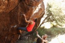 Bouldering in Hueco Tanks on 08/31/2019 with Blue Lizard Climbing and Yoga

Filename: SRM_20190831_1102130.jpg
Aperture: f/4.0
Shutter Speed: 1/320
Body: Canon EOS-1D Mark II
Lens: Canon EF 50mm f/1.8 II