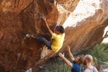 Bouldering in Hueco Tanks on 08/31/2019 with Blue Lizard Climbing and Yoga

Filename: SRM_20190831_1109020.jpg
Aperture: f/3.5
Shutter Speed: 1/320
Body: Canon EOS-1D Mark II
Lens: Canon EF 50mm f/1.8 II