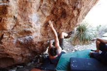 Bouldering in Hueco Tanks on 08/31/2019 with Blue Lizard Climbing and Yoga

Filename: SRM_20190831_1130050.jpg
Aperture: f/4.0
Shutter Speed: 1/200
Body: Canon EOS-1D Mark II
Lens: Canon EF 16-35mm f/2.8 L