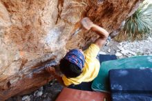 Bouldering in Hueco Tanks on 08/31/2019 with Blue Lizard Climbing and Yoga

Filename: SRM_20190831_1147211.jpg
Aperture: f/4.0
Shutter Speed: 1/200
Body: Canon EOS-1D Mark II
Lens: Canon EF 16-35mm f/2.8 L