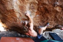 Bouldering in Hueco Tanks on 08/31/2019 with Blue Lizard Climbing and Yoga

Filename: SRM_20190831_1148150.jpg
Aperture: f/4.0
Shutter Speed: 1/250
Body: Canon EOS-1D Mark II
Lens: Canon EF 16-35mm f/2.8 L