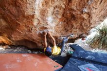 Bouldering in Hueco Tanks on 08/31/2019 with Blue Lizard Climbing and Yoga

Filename: SRM_20190831_1157350.jpg
Aperture: f/4.0
Shutter Speed: 1/200
Body: Canon EOS-1D Mark II
Lens: Canon EF 16-35mm f/2.8 L