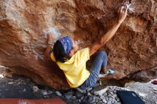 Bouldering in Hueco Tanks on 08/31/2019 with Blue Lizard Climbing and Yoga

Filename: SRM_20190831_1157460.jpg
Aperture: f/4.0
Shutter Speed: 1/200
Body: Canon EOS-1D Mark II
Lens: Canon EF 16-35mm f/2.8 L