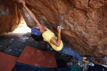 Bouldering in Hueco Tanks on 08/31/2019 with Blue Lizard Climbing and Yoga

Filename: SRM_20190831_1157510.jpg
Aperture: f/4.0
Shutter Speed: 1/400
Body: Canon EOS-1D Mark II
Lens: Canon EF 16-35mm f/2.8 L