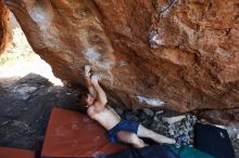 Bouldering in Hueco Tanks on 08/31/2019 with Blue Lizard Climbing and Yoga

Filename: SRM_20190831_1202320.jpg
Aperture: f/4.0
Shutter Speed: 1/400
Body: Canon EOS-1D Mark II
Lens: Canon EF 16-35mm f/2.8 L