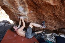 Bouldering in Hueco Tanks on 08/31/2019 with Blue Lizard Climbing and Yoga

Filename: SRM_20190831_1203510.jpg
Aperture: f/4.0
Shutter Speed: 1/320
Body: Canon EOS-1D Mark II
Lens: Canon EF 16-35mm f/2.8 L