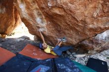 Bouldering in Hueco Tanks on 08/31/2019 with Blue Lizard Climbing and Yoga

Filename: SRM_20190831_1206510.jpg
Aperture: f/4.0
Shutter Speed: 1/320
Body: Canon EOS-1D Mark II
Lens: Canon EF 16-35mm f/2.8 L