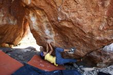 Bouldering in Hueco Tanks on 08/31/2019 with Blue Lizard Climbing and Yoga

Filename: SRM_20190831_1206530.jpg
Aperture: f/4.0
Shutter Speed: 1/320
Body: Canon EOS-1D Mark II
Lens: Canon EF 16-35mm f/2.8 L