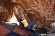 Bouldering in Hueco Tanks on 08/31/2019 with Blue Lizard Climbing and Yoga

Filename: SRM_20190831_1207010.jpg
Aperture: f/4.0
Shutter Speed: 1/400
Body: Canon EOS-1D Mark II
Lens: Canon EF 16-35mm f/2.8 L