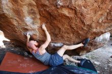 Bouldering in Hueco Tanks on 08/31/2019 with Blue Lizard Climbing and Yoga

Filename: SRM_20190831_1215431.jpg
Aperture: f/4.0
Shutter Speed: 1/320
Body: Canon EOS-1D Mark II
Lens: Canon EF 16-35mm f/2.8 L