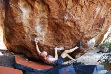 Bouldering in Hueco Tanks on 08/31/2019 with Blue Lizard Climbing and Yoga

Filename: SRM_20190831_1221020.jpg
Aperture: f/4.0
Shutter Speed: 1/250
Body: Canon EOS-1D Mark II
Lens: Canon EF 16-35mm f/2.8 L