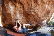 Bouldering in Hueco Tanks on 08/31/2019 with Blue Lizard Climbing and Yoga

Filename: SRM_20190831_1221070.jpg
Aperture: f/4.0
Shutter Speed: 1/250
Body: Canon EOS-1D Mark II
Lens: Canon EF 16-35mm f/2.8 L