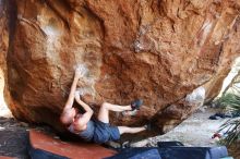 Bouldering in Hueco Tanks on 08/31/2019 with Blue Lizard Climbing and Yoga

Filename: SRM_20190831_1221130.jpg
Aperture: f/4.0
Shutter Speed: 1/250
Body: Canon EOS-1D Mark II
Lens: Canon EF 16-35mm f/2.8 L