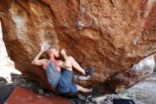 Bouldering in Hueco Tanks on 08/31/2019 with Blue Lizard Climbing and Yoga

Filename: SRM_20190831_1221190.jpg
Aperture: f/4.0
Shutter Speed: 1/250
Body: Canon EOS-1D Mark II
Lens: Canon EF 16-35mm f/2.8 L