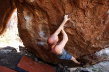 Bouldering in Hueco Tanks on 08/31/2019 with Blue Lizard Climbing and Yoga

Filename: SRM_20190831_1221290.jpg
Aperture: f/4.0
Shutter Speed: 1/400
Body: Canon EOS-1D Mark II
Lens: Canon EF 16-35mm f/2.8 L