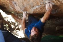 Bouldering in Hueco Tanks on 08/31/2019 with Blue Lizard Climbing and Yoga

Filename: SRM_20190831_1306120.jpg
Aperture: f/2.8
Shutter Speed: 1/800
Body: Canon EOS-1D Mark II
Lens: Canon EF 50mm f/1.8 II