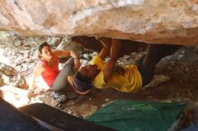 Bouldering in Hueco Tanks on 08/31/2019 with Blue Lizard Climbing and Yoga

Filename: SRM_20190831_1313030.jpg
Aperture: f/3.2
Shutter Speed: 1/160
Body: Canon EOS-1D Mark II
Lens: Canon EF 50mm f/1.8 II