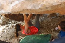 Bouldering in Hueco Tanks on 08/31/2019 with Blue Lizard Climbing and Yoga

Filename: SRM_20190831_1316480.jpg
Aperture: f/2.8
Shutter Speed: 1/125
Body: Canon EOS-1D Mark II
Lens: Canon EF 50mm f/1.8 II