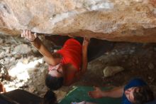 Bouldering in Hueco Tanks on 08/31/2019 with Blue Lizard Climbing and Yoga

Filename: SRM_20190831_1317080.jpg
Aperture: f/2.8
Shutter Speed: 1/250
Body: Canon EOS-1D Mark II
Lens: Canon EF 50mm f/1.8 II