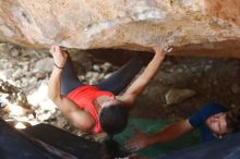 Bouldering in Hueco Tanks on 08/31/2019 with Blue Lizard Climbing and Yoga

Filename: SRM_20190831_1317210.jpg
Aperture: f/2.8
Shutter Speed: 1/250
Body: Canon EOS-1D Mark II
Lens: Canon EF 50mm f/1.8 II