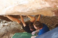 Bouldering in Hueco Tanks on 08/31/2019 with Blue Lizard Climbing and Yoga

Filename: SRM_20190831_1318230.jpg
Aperture: f/2.8
Shutter Speed: 1/100
Body: Canon EOS-1D Mark II
Lens: Canon EF 50mm f/1.8 II