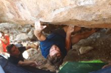 Bouldering in Hueco Tanks on 08/31/2019 with Blue Lizard Climbing and Yoga

Filename: SRM_20190831_1321040.jpg
Aperture: f/2.8
Shutter Speed: 1/320
Body: Canon EOS-1D Mark II
Lens: Canon EF 50mm f/1.8 II