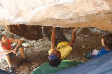 Bouldering in Hueco Tanks on 08/31/2019 with Blue Lizard Climbing and Yoga

Filename: SRM_20190831_1322410.jpg
Aperture: f/2.8
Shutter Speed: 1/200
Body: Canon EOS-1D Mark II
Lens: Canon EF 50mm f/1.8 II